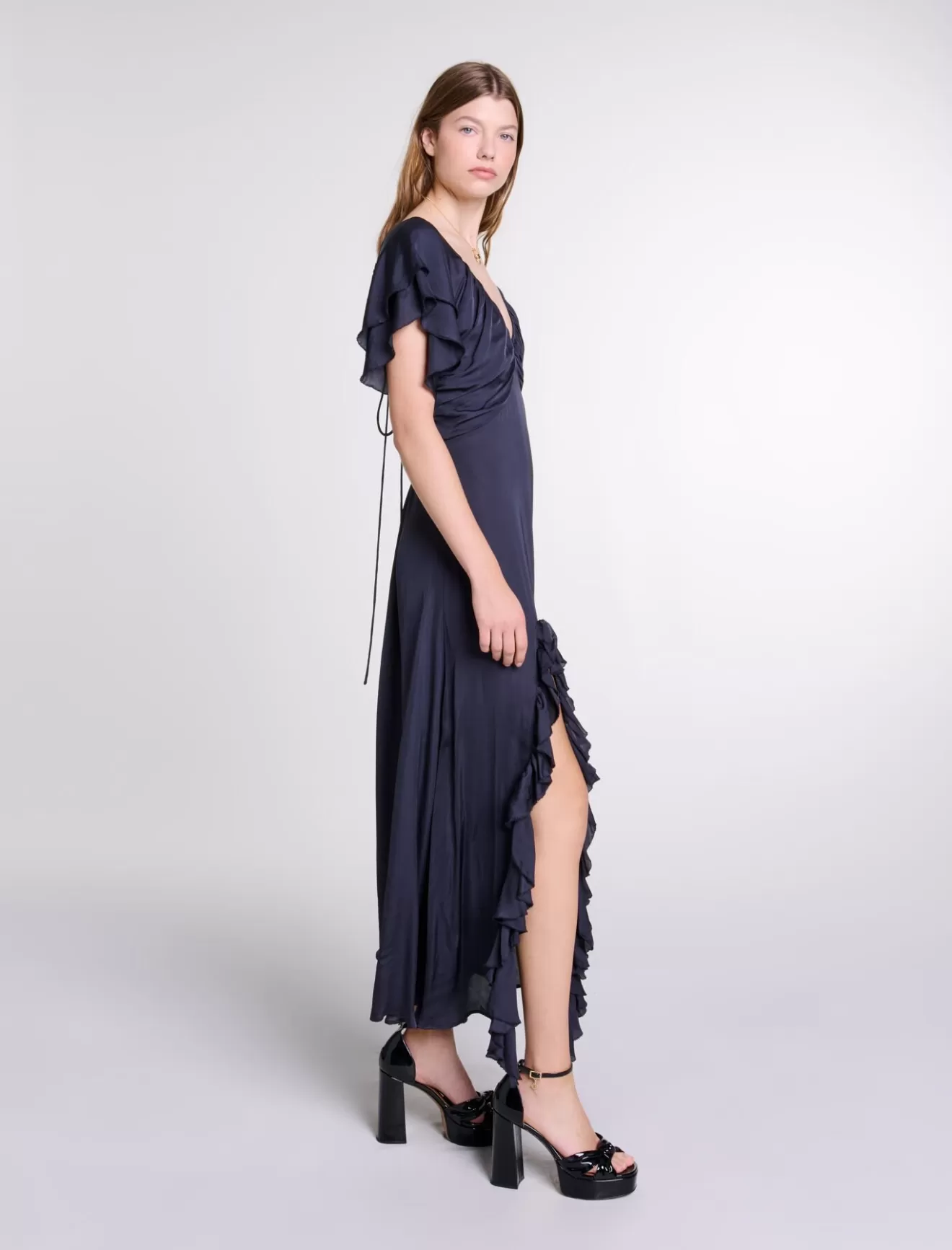 Robe longue dos ouvert-Maje Best Sale