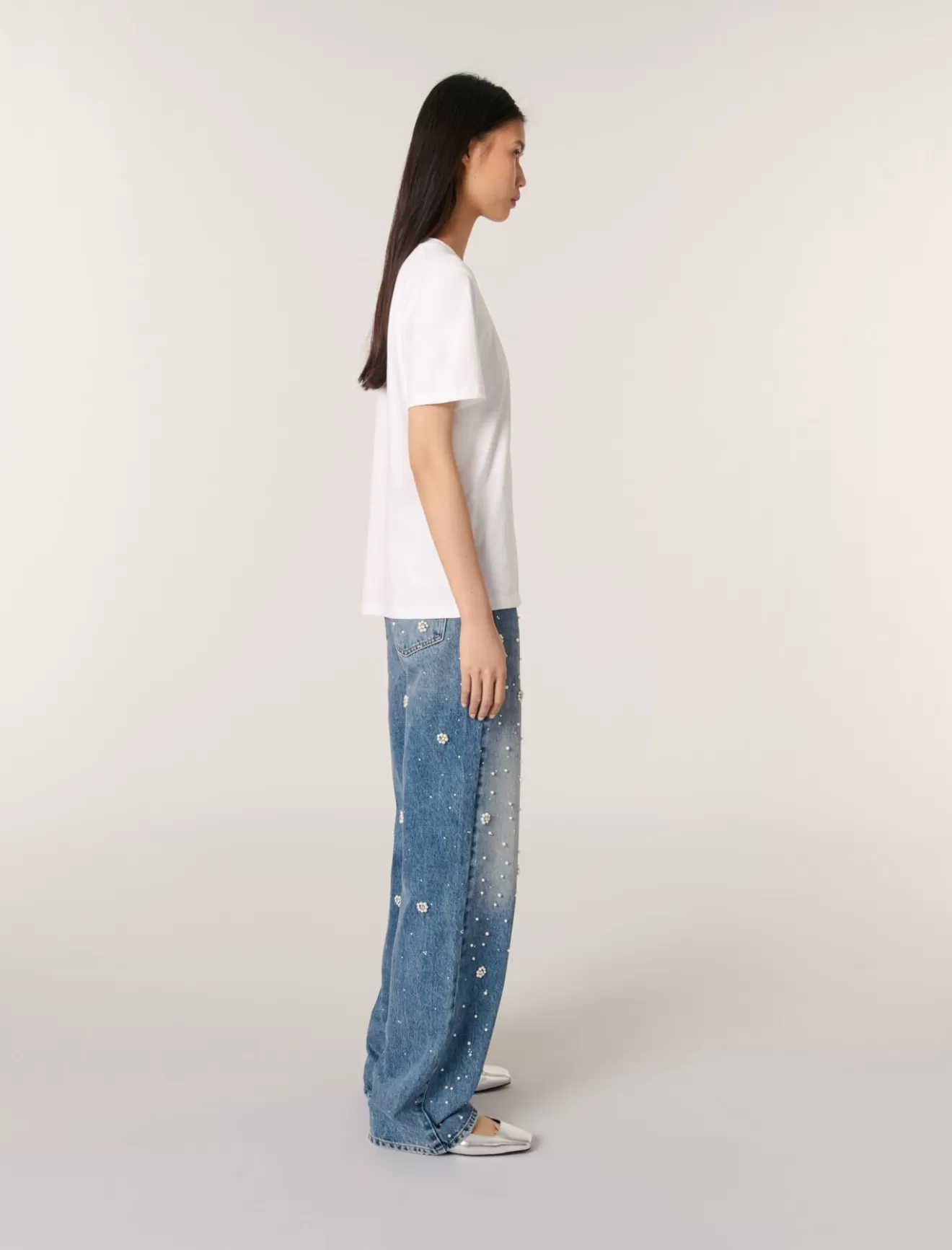 Tee-shirt brodé-Maje Discount